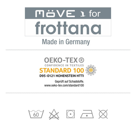 frottana Magic shower towel 67 x 140 cm made of 100% cotton, graphite