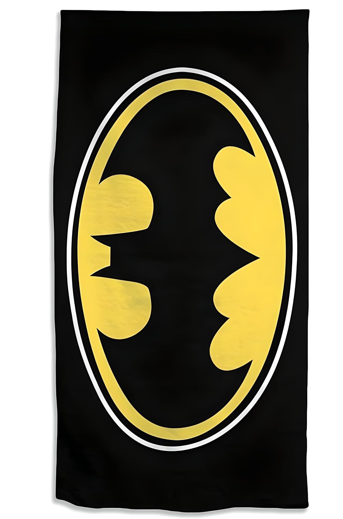 BrandMac Batman Beach and Bath Towel – 100% Cotton, Soft and Absorbent Large Towel 70x140 cm, Ideal for Kids and Adults, Machine Washable