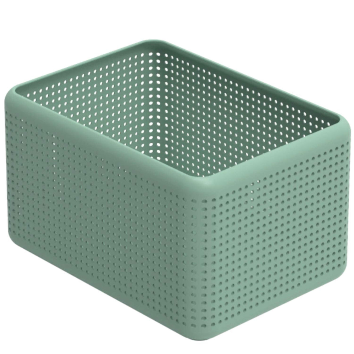Rotho, Madei, storage box without lid 13 l, Plastic (PP) BPA-free, green, 13l (32,6 x 23,8 x 18,8 cm)
