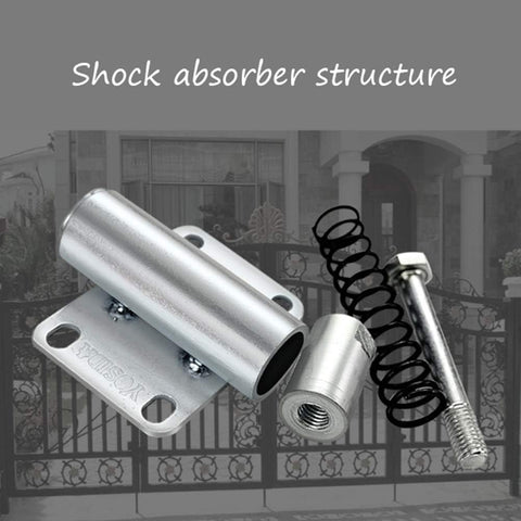 Spring Gate Wheels, Heavy-duty Shock Absorber Rotating Caster, Height Adjustable 30/60mm, Wear-resistant Silent Industrial Wheel （ø100mm）
