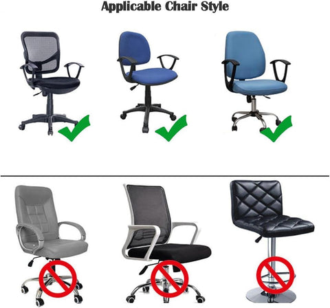 DHXYZZB Office Chair Cover 2 Piece Protective Stretchable Chair Seat Covers Stretch Chair Slipcover