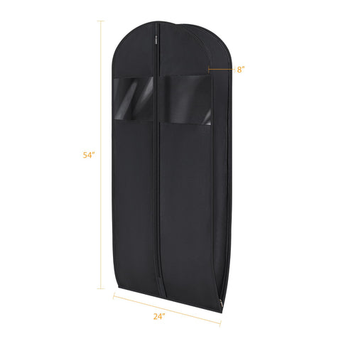 Syeeiex Space Saving Garment Bags with Self Comression Zipper, 2 Pack