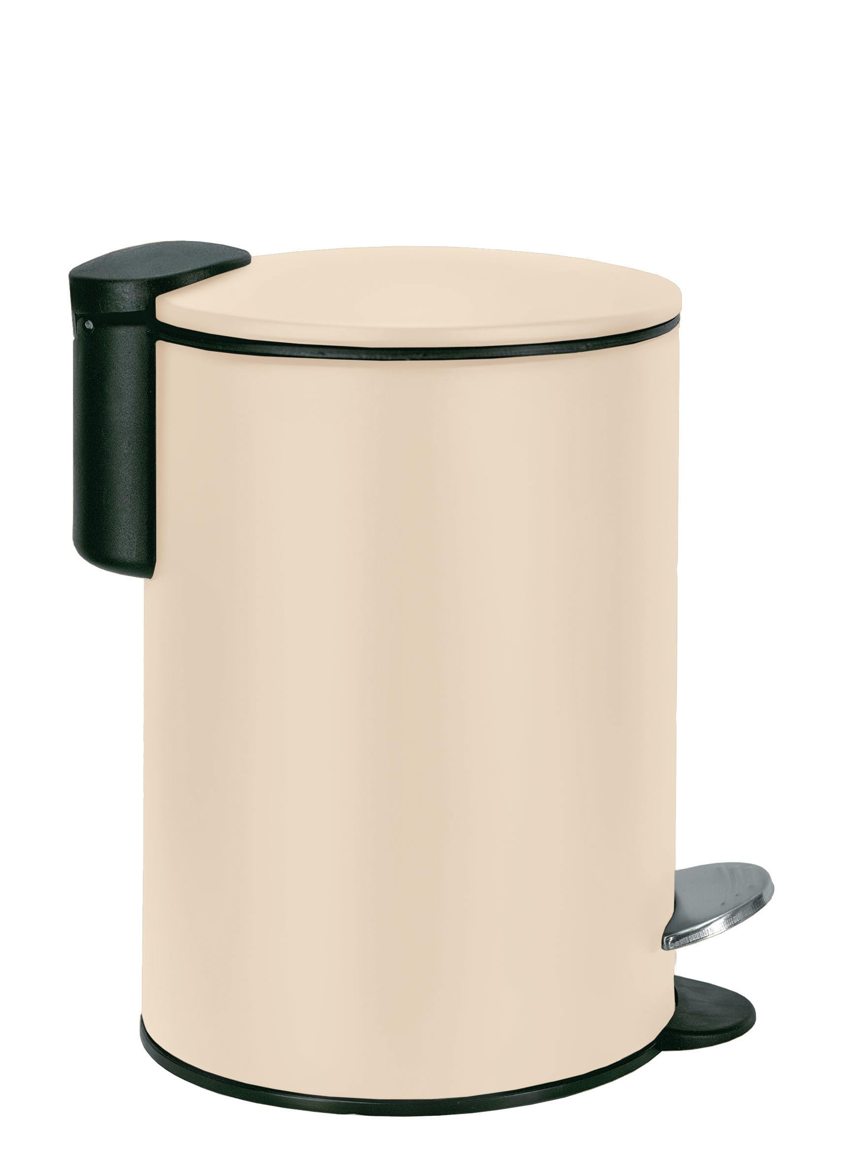 Silence Cosmetic Bin Sand Beige Material: Metal Size: Bucket 3 Litres