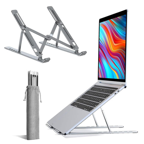 Roe Tenpo Adjustable Laptop Stand for Desk, 6-Angle Laptop Riser Portable Laptop Holder