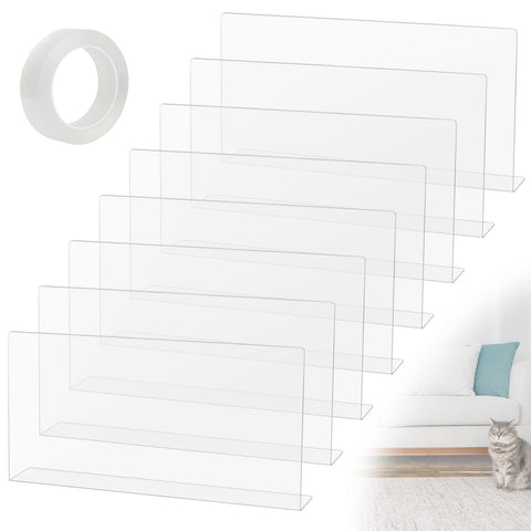 DBREAKS Pack of 8 Toy Blockers for Furniture - 40 x 20 x 5 cm Couch Blocker, Scratch Protection Sofa Cat
