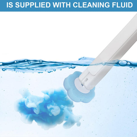 30 Pcs Toilet Wand Replacement Heads, Disposable Toilet Brush Heads, Toilet Wand Disposable Refill Heads, Disposable Replacement Head