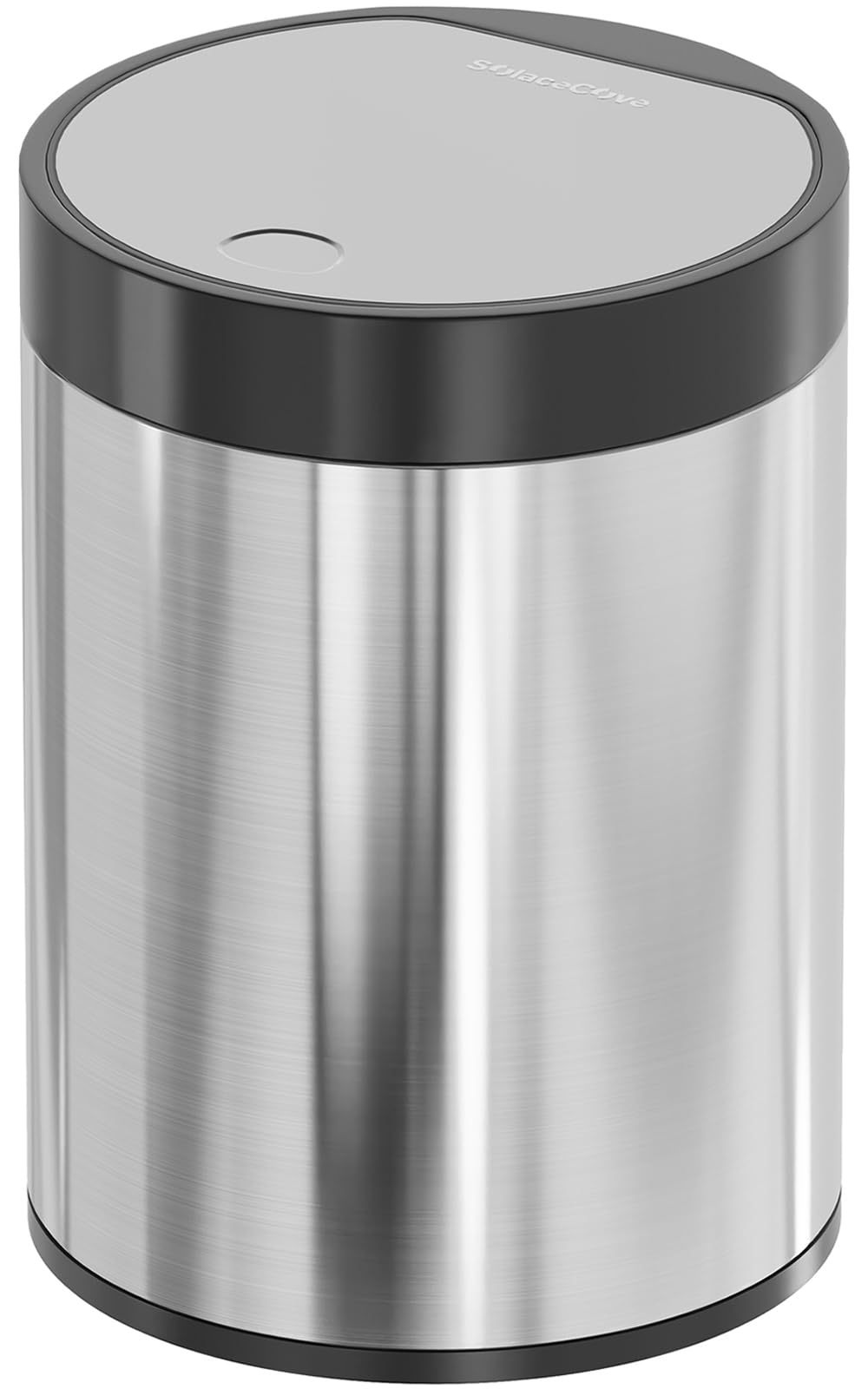 SolaceCove Mini Bin with Lid, Tea Bag Bin Stainless Steel Desktop Small Trash Can, 0.4Gal 1.5L Tabletop Trash Can