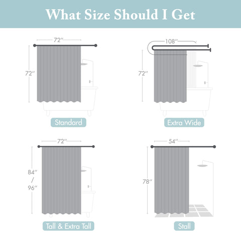 Madison Park Bathroom Shower Faux Silk Pieced Striped Modern Microfiber Bath Curtains, Polyester, Blue, 72" W x 72" L (Pack of 1)