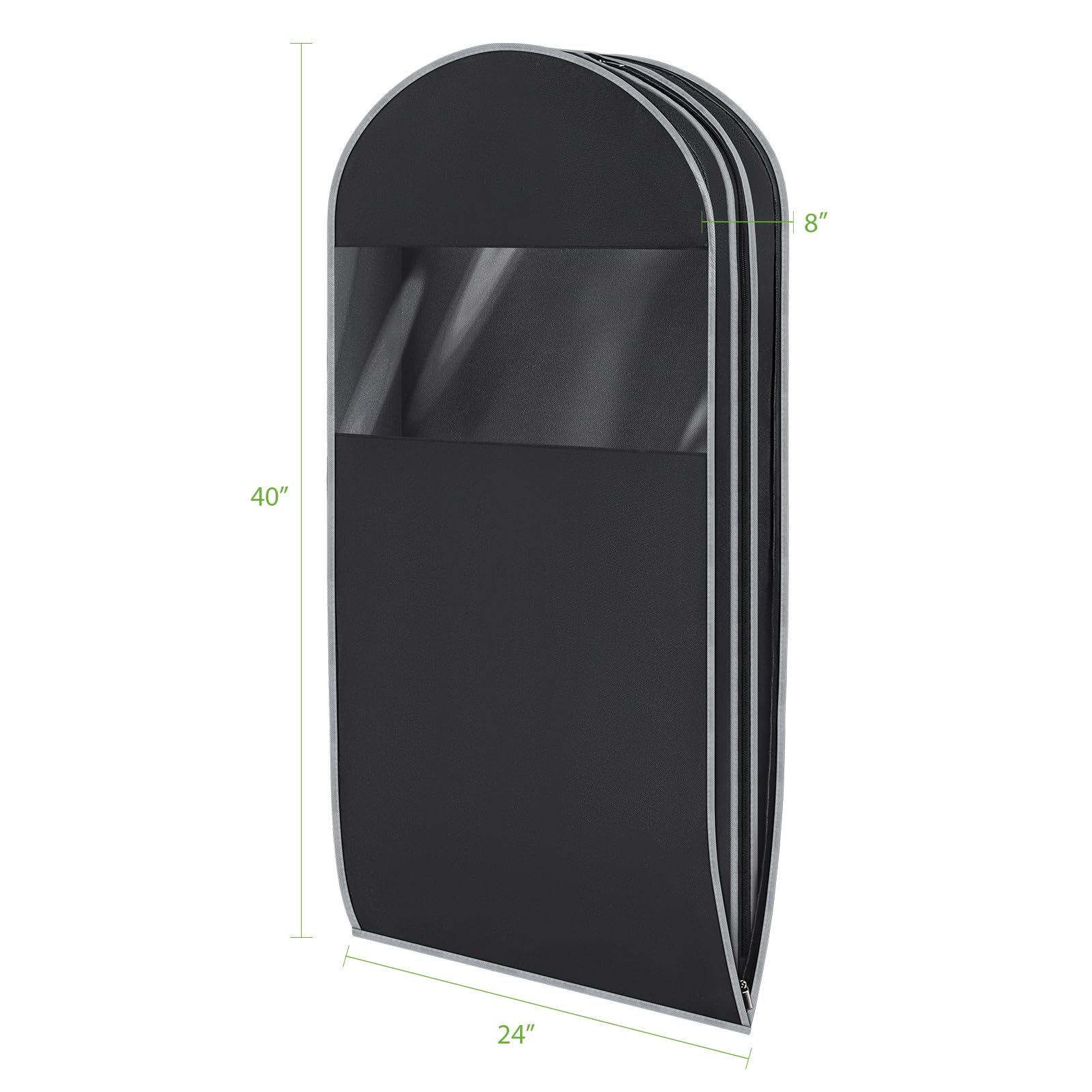 KEEGH Space Saving Suit Covers and Garment Bag with Self Comression Zipper