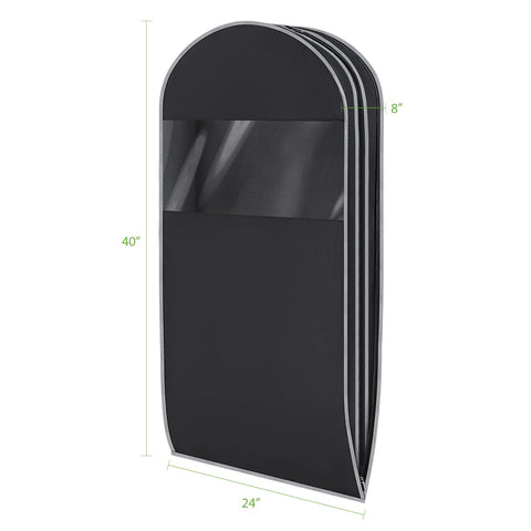 KEEGH Space Saving Suit Covers and Garment Bag with Self Comression Zipper