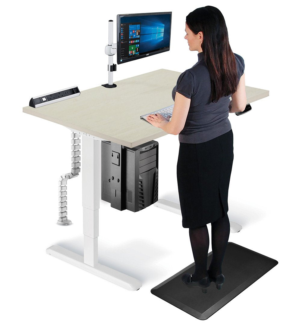 Allcam AFM02 Anti-Fatigue Mat for Office & Kitchen, Companion for Standing Desks & Sit-Stand Workstations