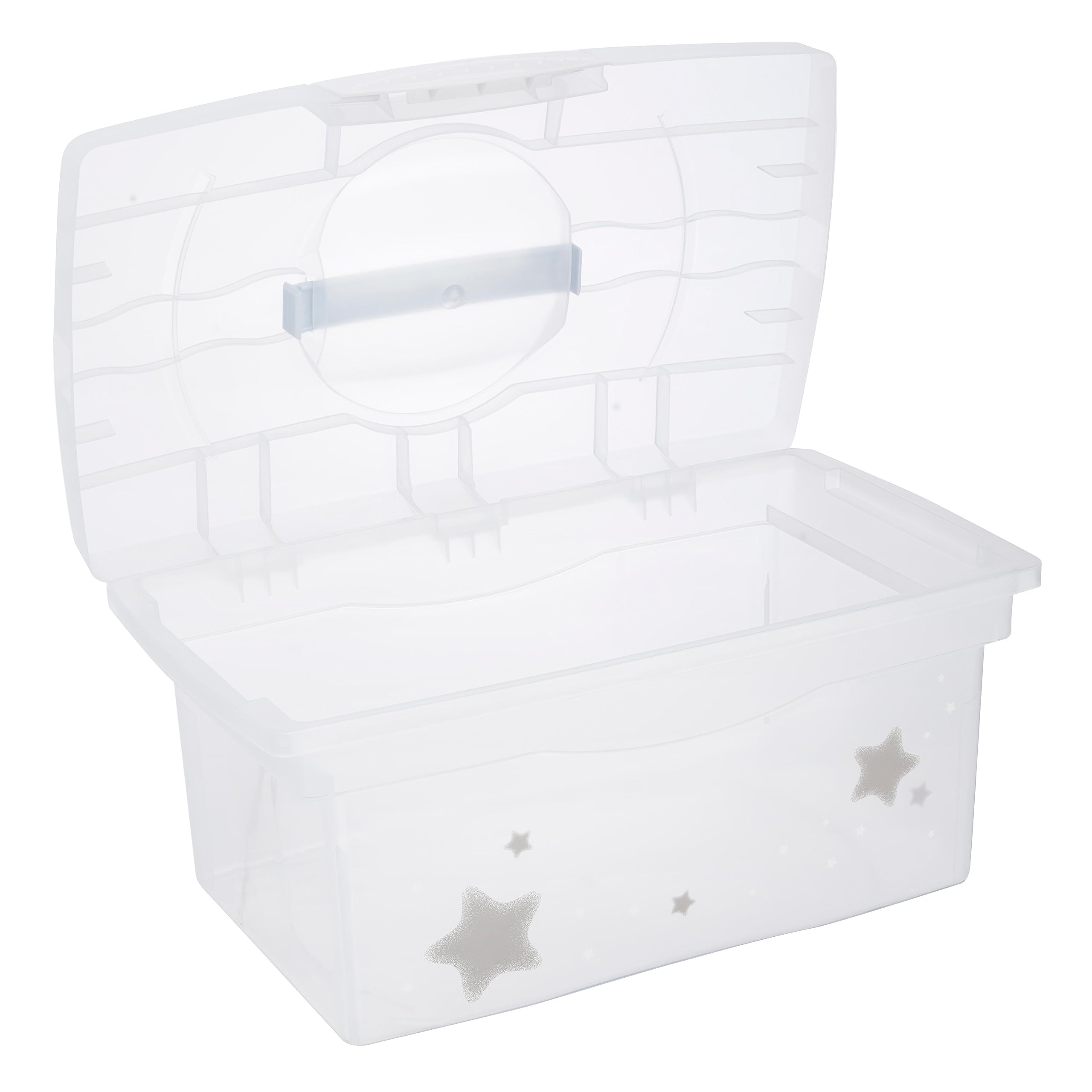 keeeper Stars Traveller, Organiser storage box with lid, Patryk, Nordic White (White)