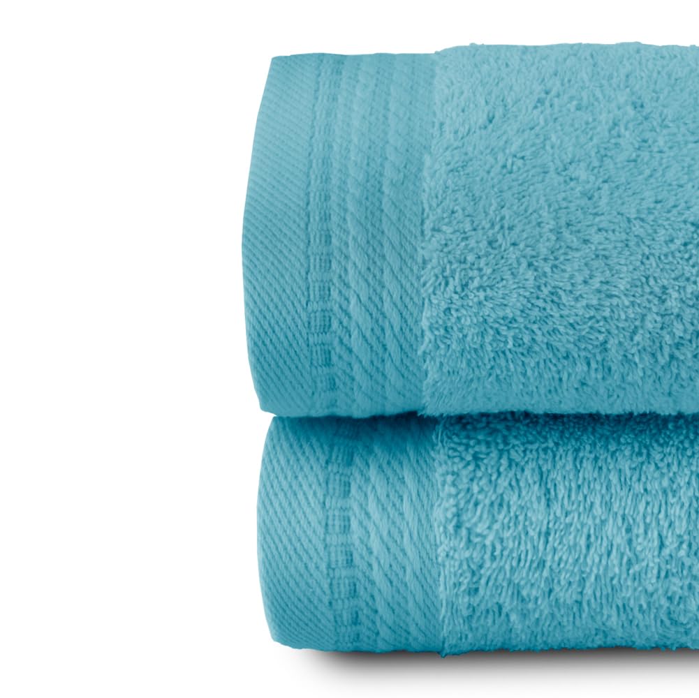 Top Towel - Set of 2 Bidet Towels - Bath Towels - Small Towels - 100% Combed Cotton - 600 g/m2 - Measure 30 x 50 cm - AGUAMAR