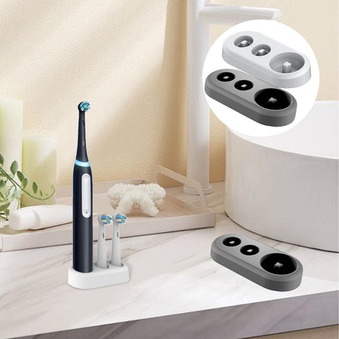 Electric Toothbrush Holder,2 Pcs Toothbrush Holder Toothbrush Stand for Replacement Stand Base Compatible with 2 Toothbrush Heads Toothbrush