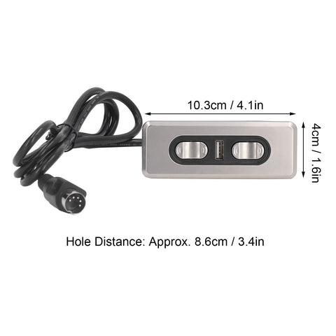 Haofy Dual Motor 12V/29V Electric Sofa Controller Recliner Lift Controller with USB Charging Port 5P Recliner Electric Sofa Manual Hand Controller