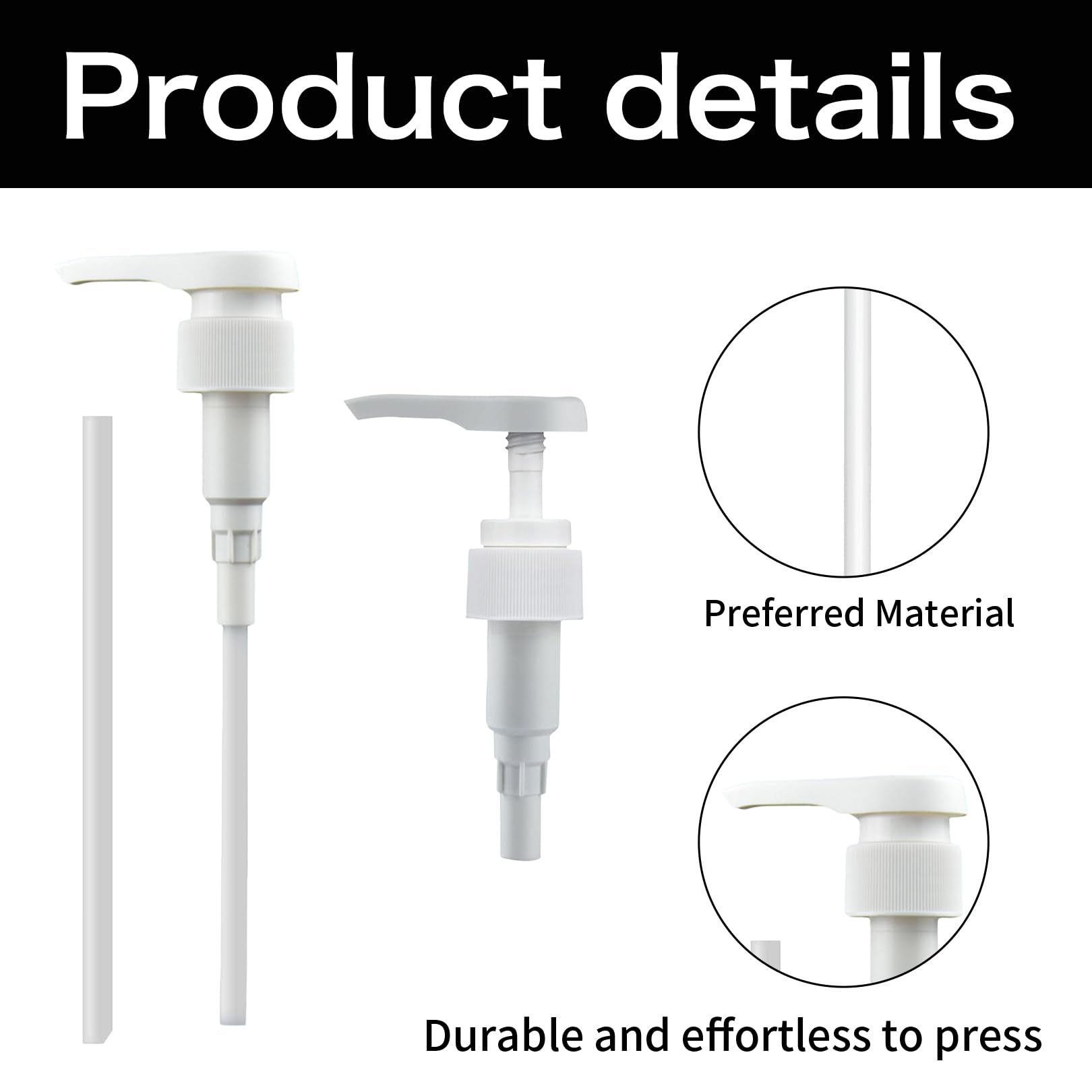 3 Pack 1 Litre Pump Dispenser,Pelican Dispenser Pump,Sauce Sprayer Dispensour,Dispenser Pump with 17cm Tube,Universal Shampoo Pump Dispenser 1000ml