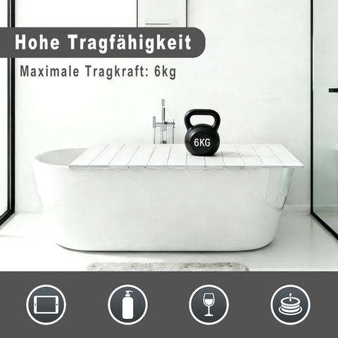 LXSEHN PVC Folding Bathtub Tray, Bath Tub Lid for Home (75x170x0.7cm)