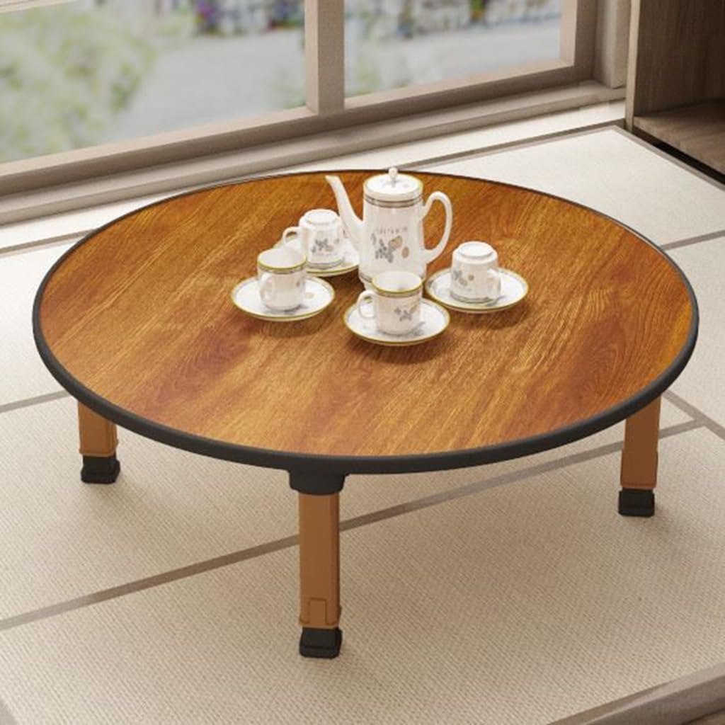 WIKLMOTH Multifunctional Folding Japanese-Style Tea Coffee Table, Low Table, Dining Table, Study Table, Small Desk