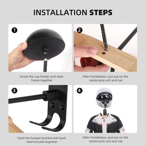 motofans Motorcycle Helmet Holder Wall Hanging Helmet Motorcycle Wall Hat Holder