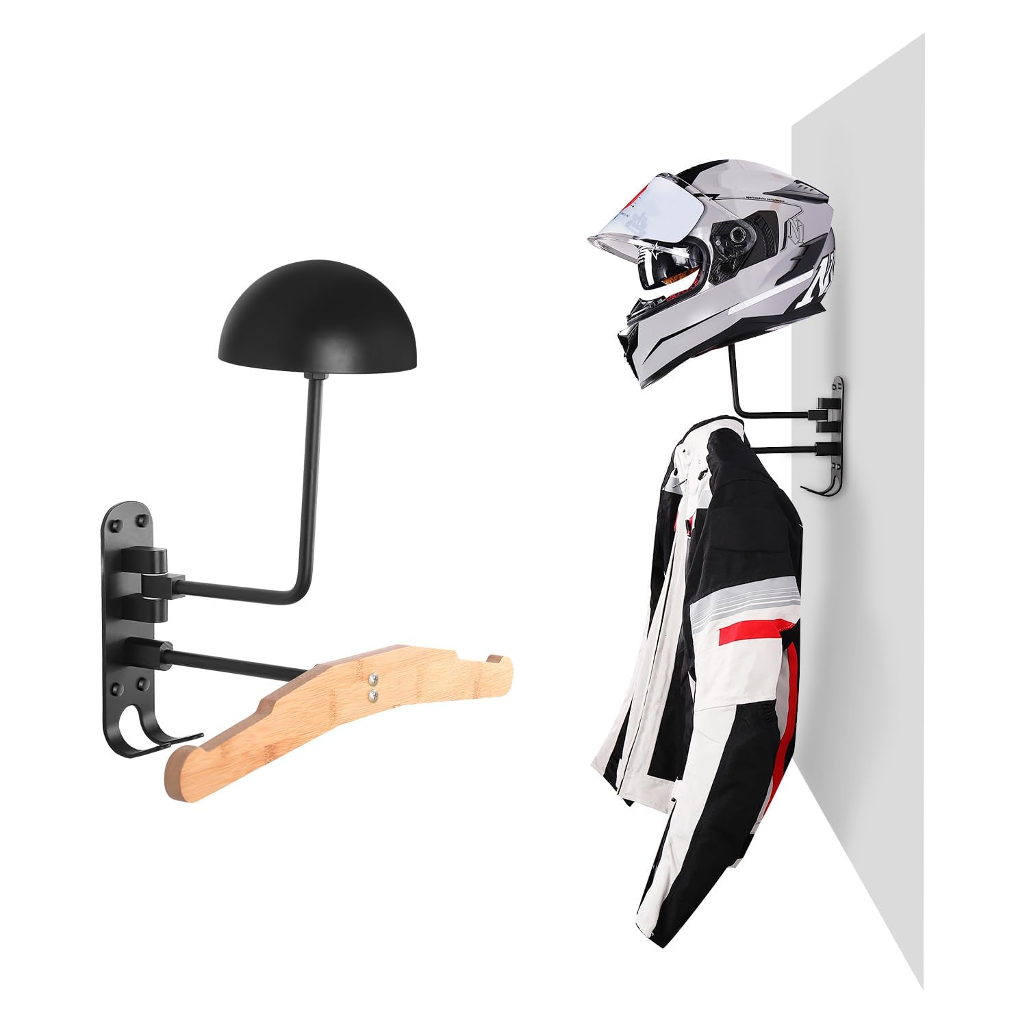 motofans Motorcycle Helmet Holder Wall Hanging Helmet Motorcycle Wall Hat Holder
