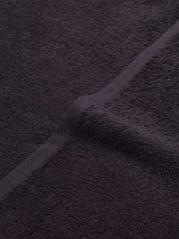 Top Towel - Plus - Bath Towels - 4 Face Towels or Bidet - 30x50cm - 100% Cotton - Black