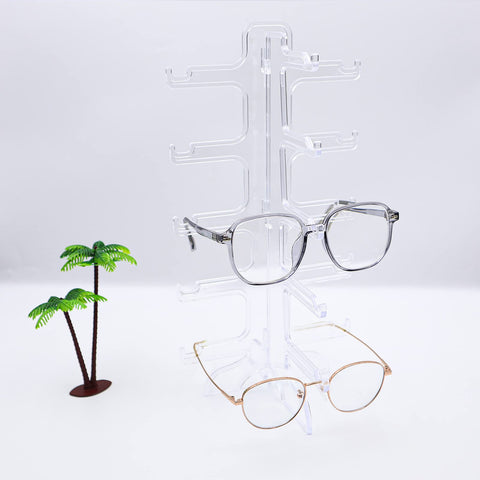 INNAL 2 Pieces Sunglass Display Acrylic Sunglasses Shelf
