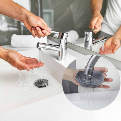 2PCS Silicone Soap Dish, Anti-Slip Soap Holder Flexible, Non-slip and Portable Shower Soap Box, Self Draining Shower Soap Dish for Shower, Bathroom