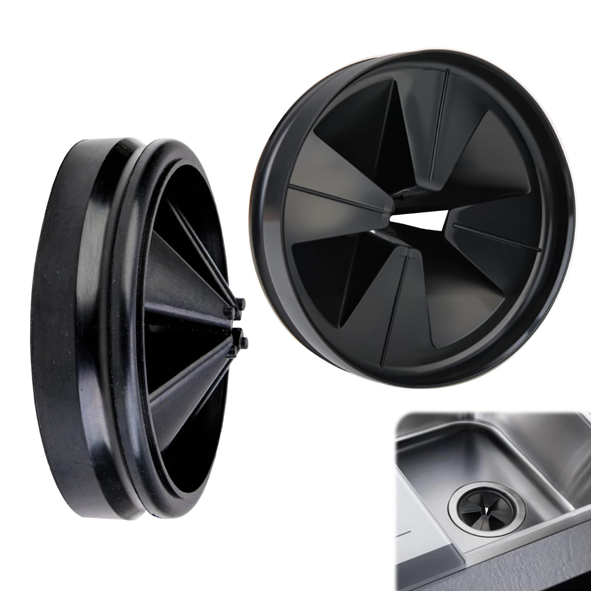 Silicone Garbage Disposal Splash Guard,Fit for Insinkerator Disposal Plug