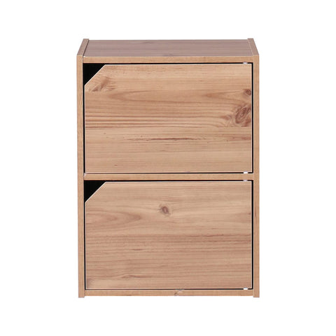 Iris Ohyama Storage cabinet, Cabinet with doors, Cabinet with shelves, Bookcase, Cabinet with 2 doors, Easy assembly,Modular, Office, Living Room