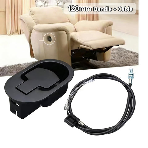 Wvzong Sofa Replacement Parts-Universal Metal Pull Recliner Handle with Cable,Recliner Replacement Parts,Release Handle for Sofa