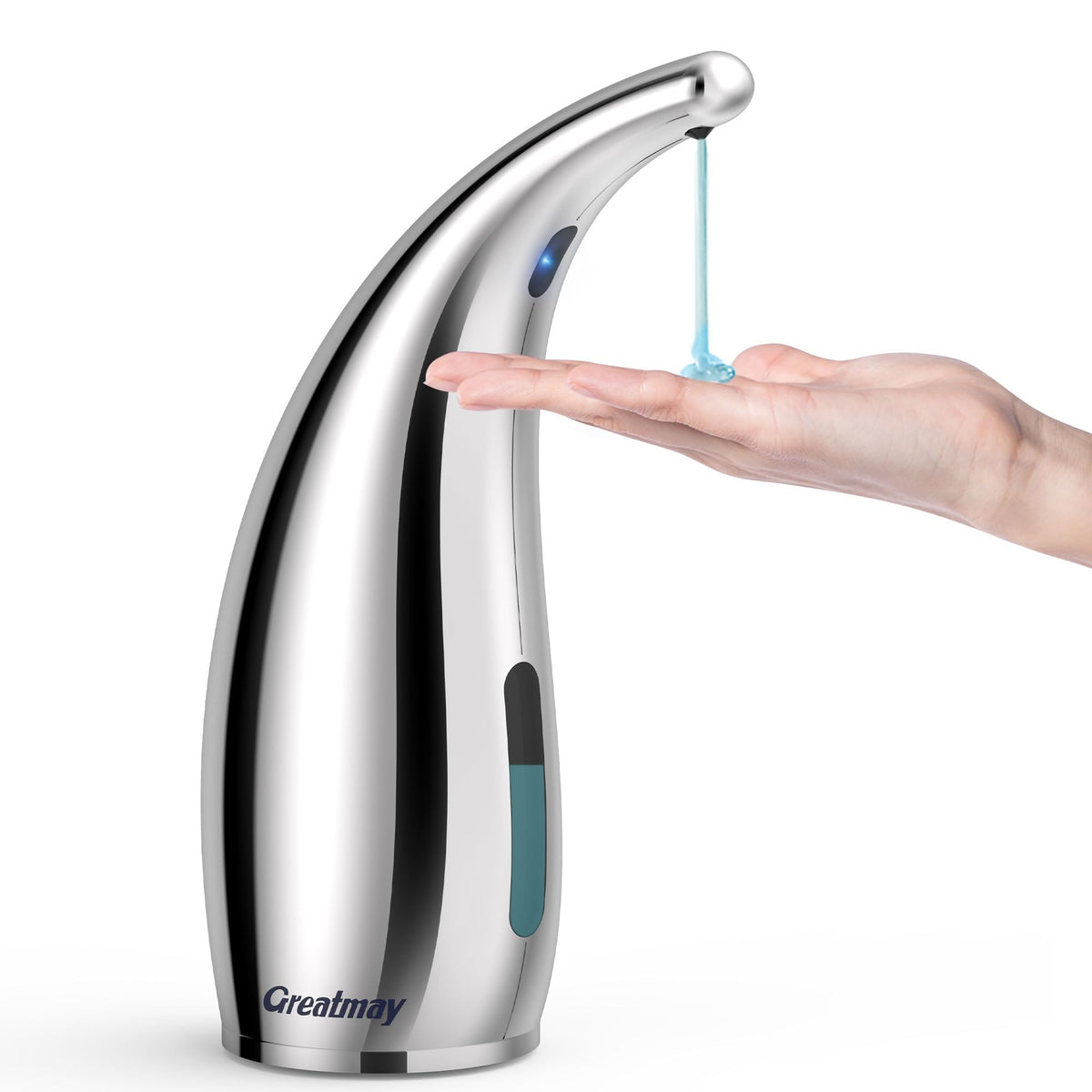 Greatmay Automatic Soap Dispenser 11.84oz/350ml with Infrared Sensor,Made of Plastic Material