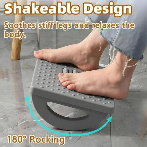 Foot Rest for Under Desk at Work, Ergonomic Foot Stools for Under Office Desk,Rocking Footrest with Roller Massager-Leg Rest for Chair