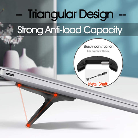 CQTECH Laptop Stand for Desk, Computer Keyboard Riser Stand, Ergonomic Invisible Laptop Cooling Pad