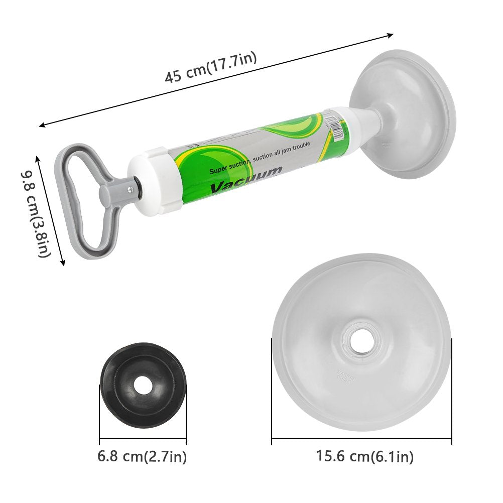 TIMESETL Toilet Plunger, Plunger Sink Unblocker, Sink Plungers for Unblocking, Plunger Toilet Unblocker, Powerful Sink Plunger