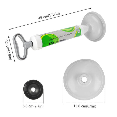 TIMESETL Toilet Plunger, Plunger Sink Unblocker, Sink Plungers for Unblocking, Plunger Toilet Unblocker, Powerful Sink Plunger