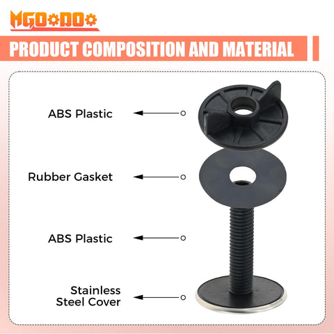Mgoodoo 2Pcs Sink Hole Cover,Stainless Steel for Basin Bathtub 15-40mm Hole
