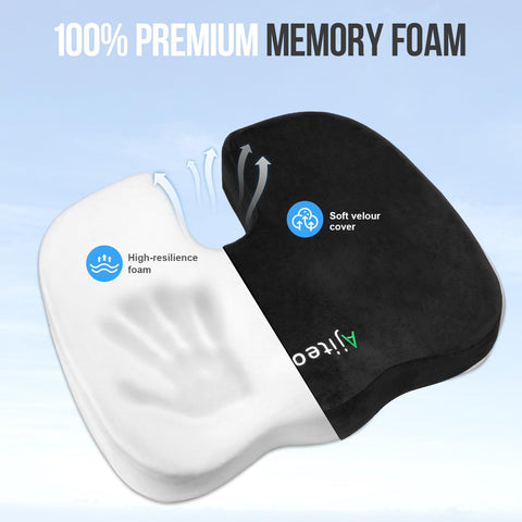 Ajiteogy Memory Foam Seat Cushion