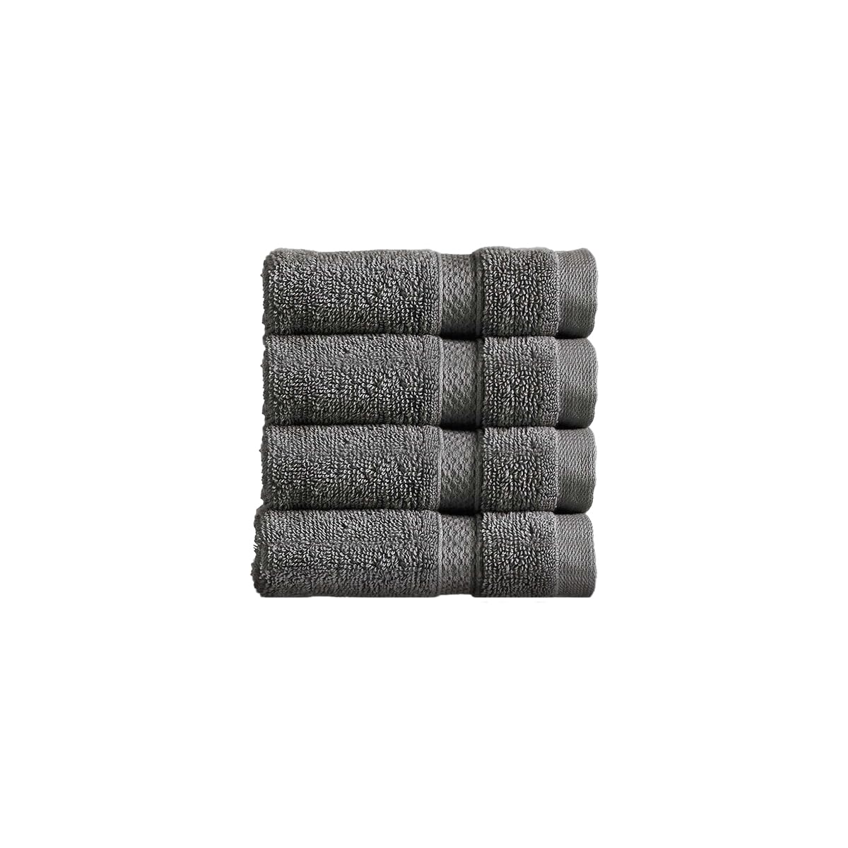 Christy Chroma Face Cloths Set | Pack of 4 | Soft Velvety Smooth Bathroom Flannels | Bold and Bright | Face and Body Wash Cloths | 100% Cotton