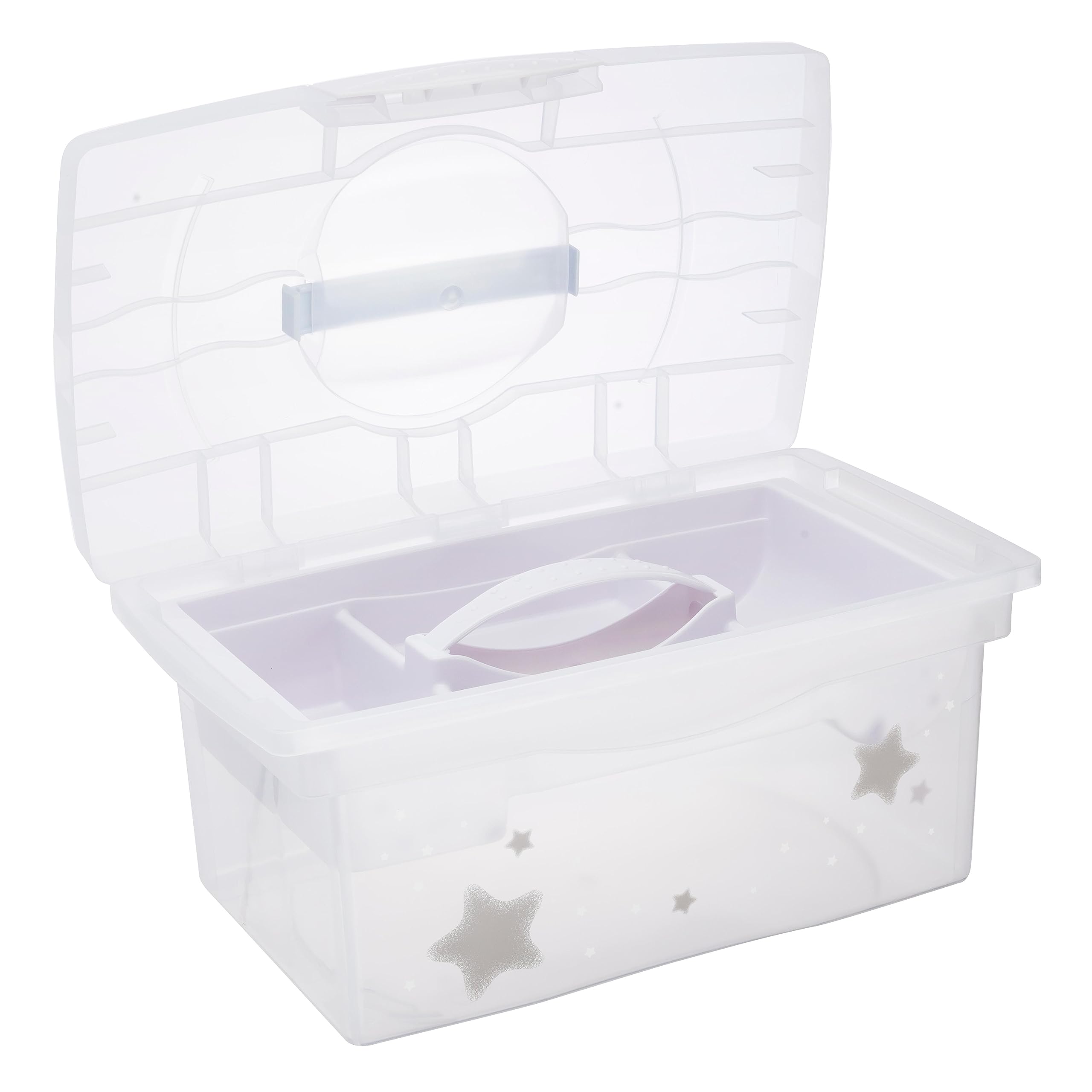keeeper Stars Traveller, Organiser storage box with lid, Patryk, Nordic White (White)