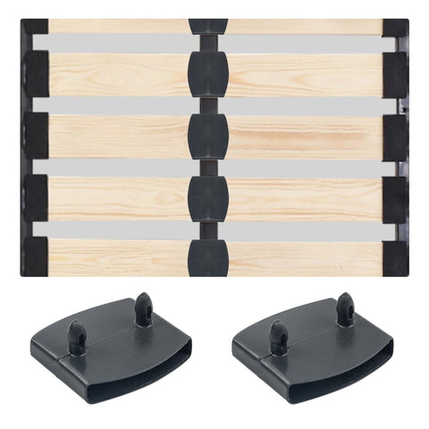 Sgehai 36 Pcs bed slat, replacement bed slat end clip,plastic bed slat holders caps 55mm,24 ends and 12 center,for double/single bed and king size