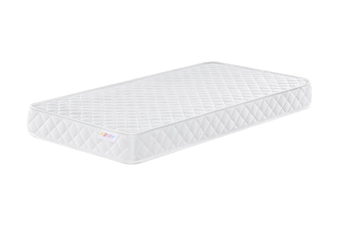 Kidsaw, Medium Firmness, Sprung Toddler Cotbed Mattress, White, 140 x 70