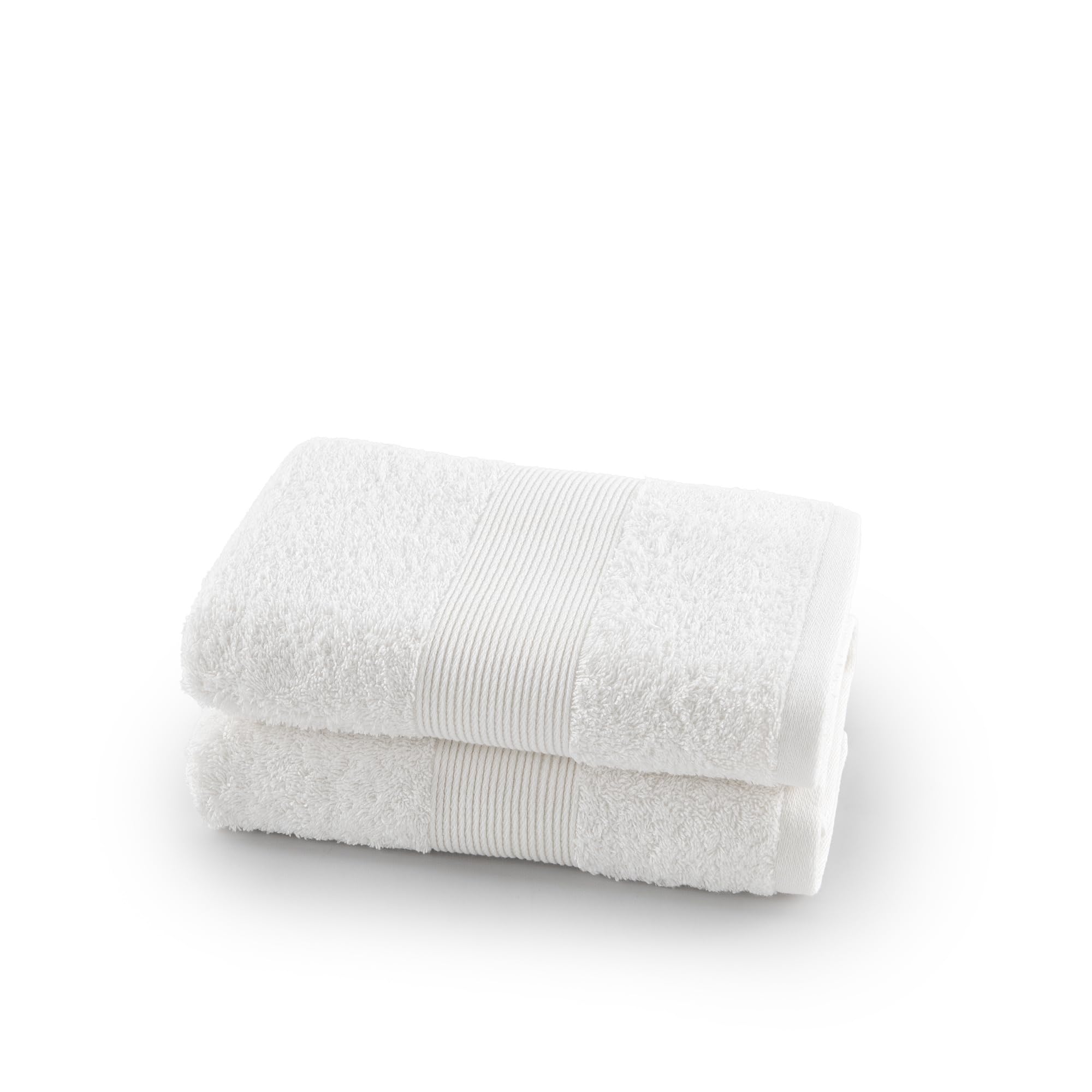 Jalla, Bath Towel Set, 1+1, 100% Cotton, 430gsm, 50 x 100 cm, White