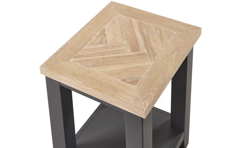 Julian Bowen Bordeaux Lamp Table, Dark Grey