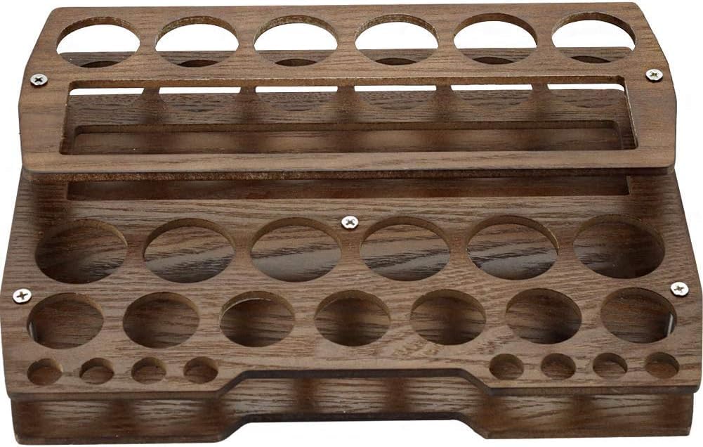 Lanrigorid Handmade Wooden Vape Stand Holder