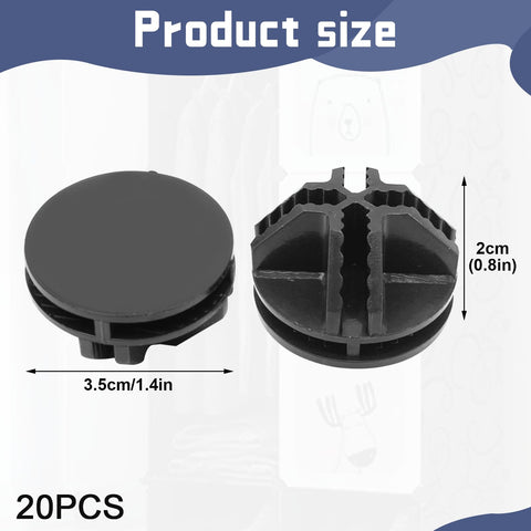 Girihe 20 PCS Storage Cube Connectors, Wire Cube Storagge Shelves Cubes C&C Grid Connectors Cubes Storagge Connectorss
