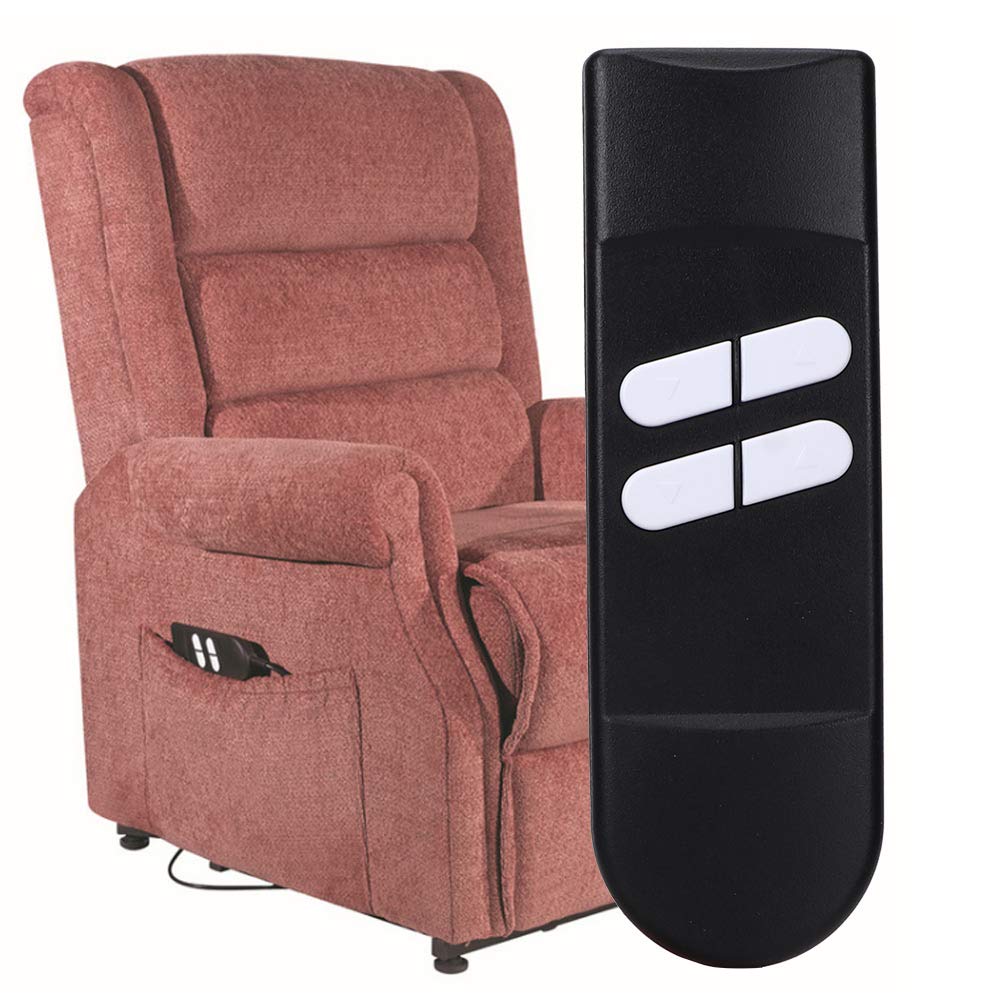 4 Button Remote Control Handset Manual Lift Chair Portable Parts Switch Replacement Electric Tilt Controller for Sofas, Wheelchairs, etc
