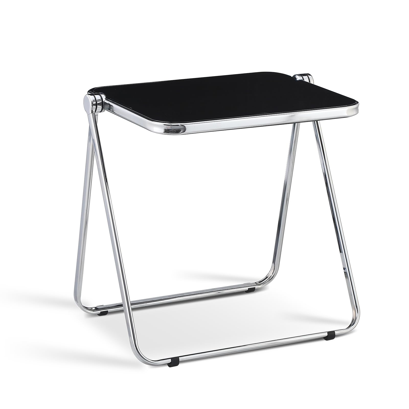 TAO ONE Acrylic Folding Table TV Tray Small Side Table - Clear