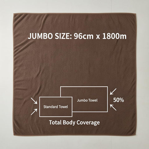 Aaf Textiles Bath Sheets Extra Large Oversized 96 x 180 cm in Charcoal, 100% Egyptian Cotton Style 515 GSM Shower Towel – Thick and Absorbent