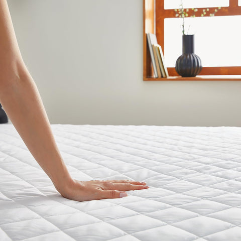 Pikolin Home - Mattress Protector / Padded Waterproof Mattress Dust Mites Cover, 190x200cm-Bed 180