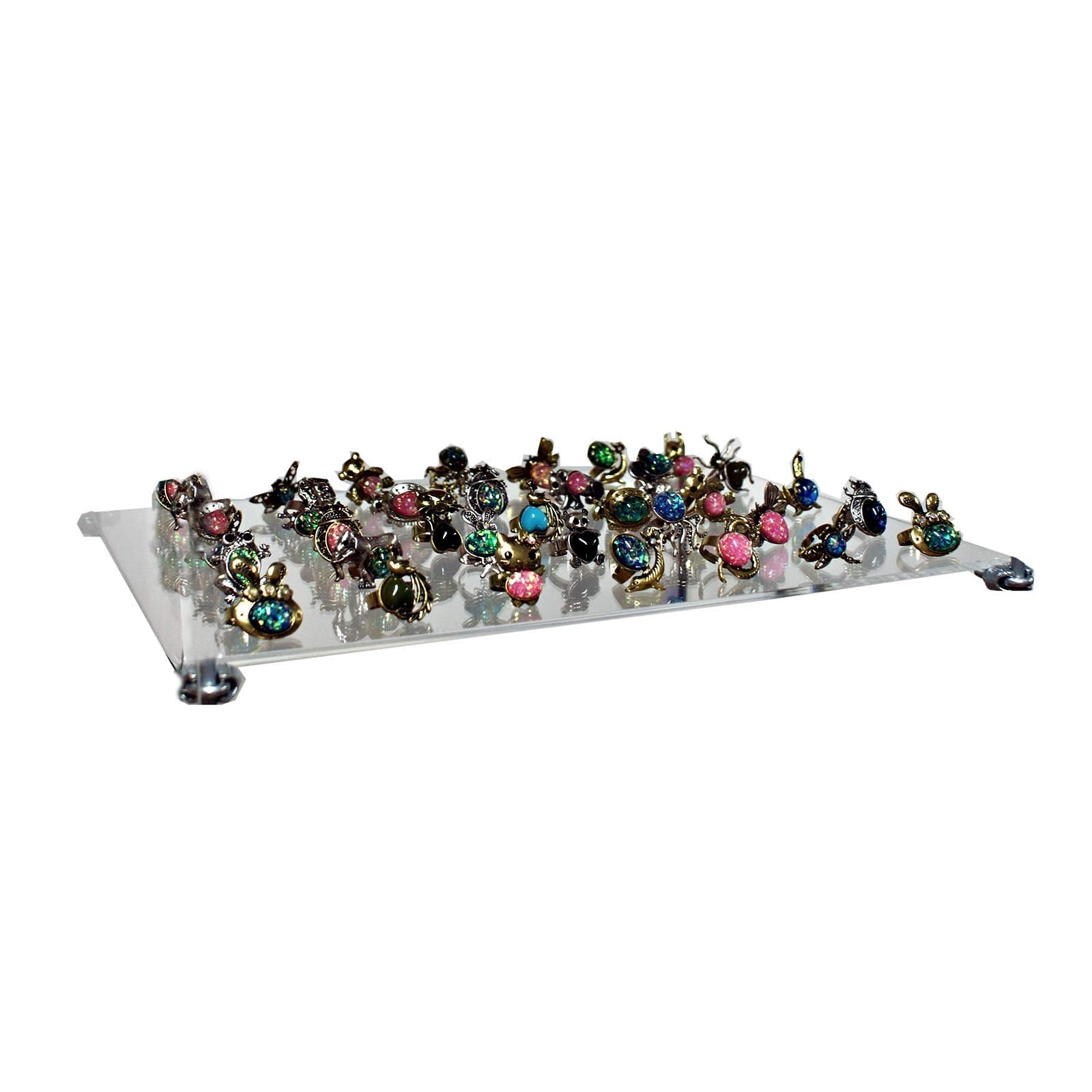 Custom Extra Acrylic Shelf & Brackets to Fit I kea De tolf Cabinet (DSA/IK)